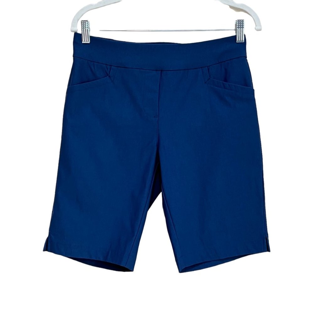 Bermuda Sands Pilar Golf Shorts Pull-On Stretch Navy Women’s XS‎